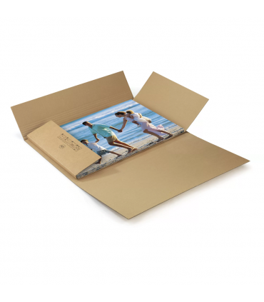 Scatola piatta per spedizioni (ideale per quadri 52x52cm)